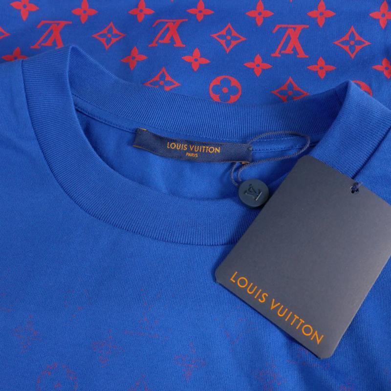 LV モノグラムブループリントコットンピケ Tシャツ 未使用レベル　お盆限定価格 LOUIS VUITTON（ルイ・ヴィトン） 未使用品 LOUIS VUITTON 21AW