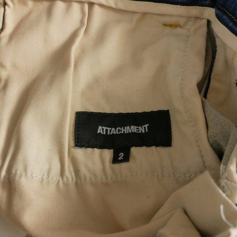 ATTACHMENT（アタッチメント） ATTACHMENT STRETCH DENIM BIKER EASY