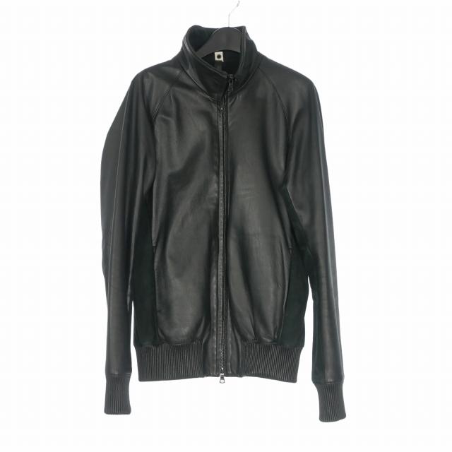 wjk ダブルジェイケイ ラムレザー トラックジャケット ライダース Mサイズ ダブルジェイケイ wjk ラムレザー トラックジャケット ブルゾン 長袖 L