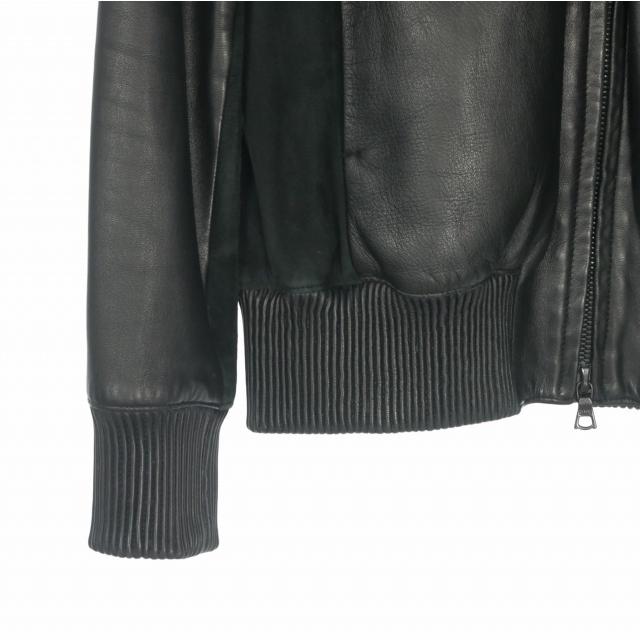 ダブルジェイケイ wjk ラムレザー トラックジャケット ブルゾン 長袖 L