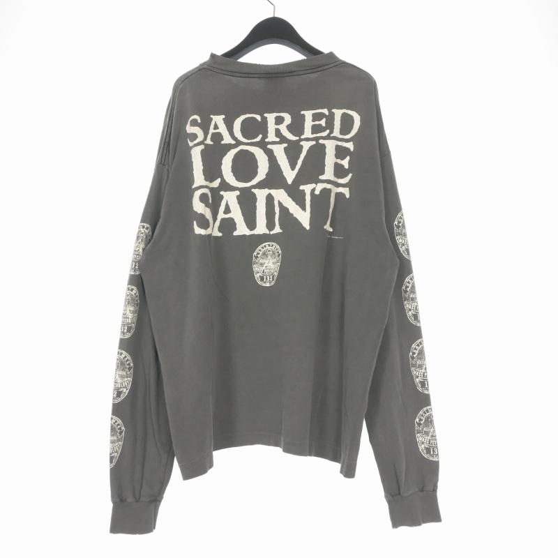 セントマイケル SAINTMICHAEL 25SS LS TEE LOVE SAINT プリント ロング