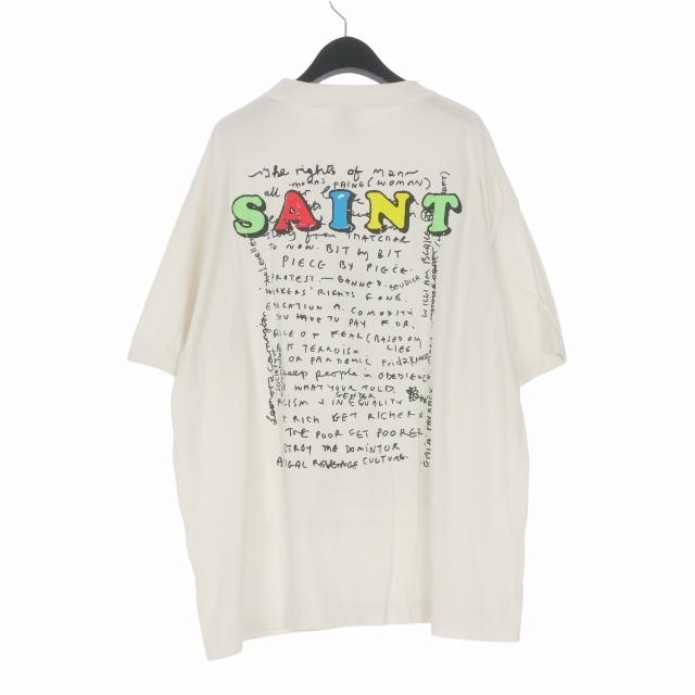 未使用品 セントマイケル SAINTMICHAEL 26SS JR SS T-SHIRT/MASK