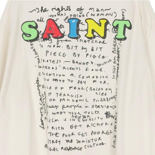 未使用品 セントマイケル SAINTMICHAEL 26SS JR SS T-SHIRT/MASK
