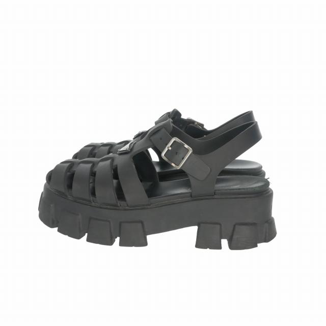 PRADA（プラダ） モノリス ラバー サンダル チャンキーソール 39