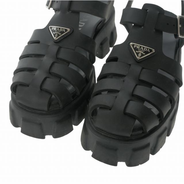 PRADA（プラダ） モノリス ラバー サンダル チャンキーソール 39
