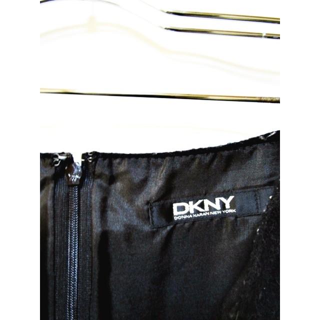 ダナキャランニューヨーク DKNY スカート タイト ひざ丈 アンゴラ混 2 黒 ブラック ■F ayk レディース｜vectorpremium｜04