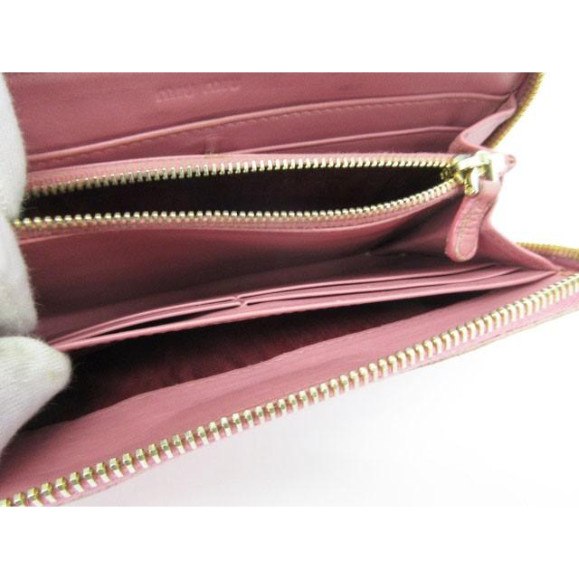 miu ミュウミュウ miumiu 長財布 クロコ型押し ラウンドジップ miu ミュウミュウ miumiu 長財布 クロコ型押し ラウンドジップ