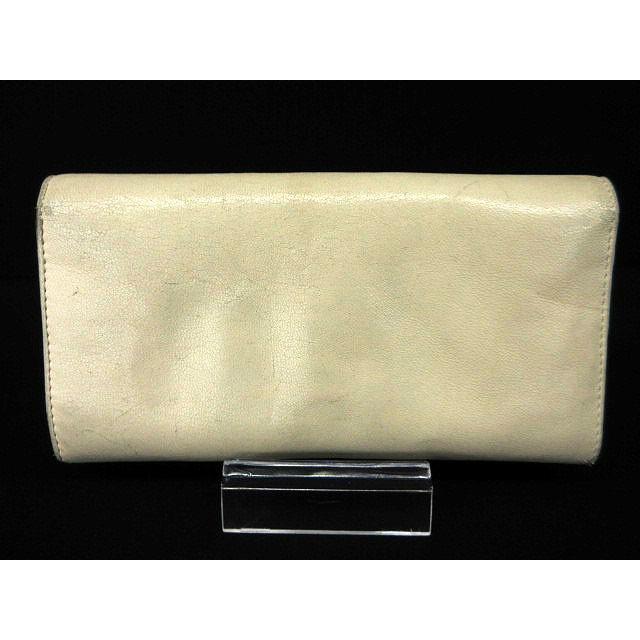 Chloe クロエ CHLOE ボビー 長財布 二つ折り レザー アイボリー /kt  
