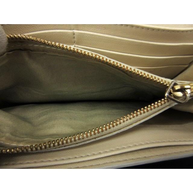 Chloe クロエ CHLOE ボビー 長財布 二つ折り レザー アイボリー /kt  