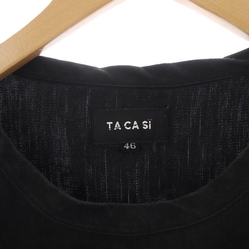 タキャシ TACASI Tシャツ カットソー クルーネック プルオーバー 半袖 