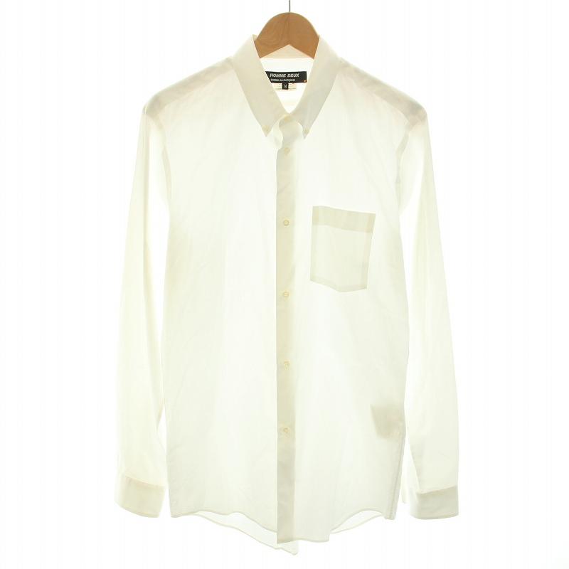 COMME des GARÇONS Homme Deux白 ロングシャツ COMME des GARÇONS Homme Deux白 ロングシャツ