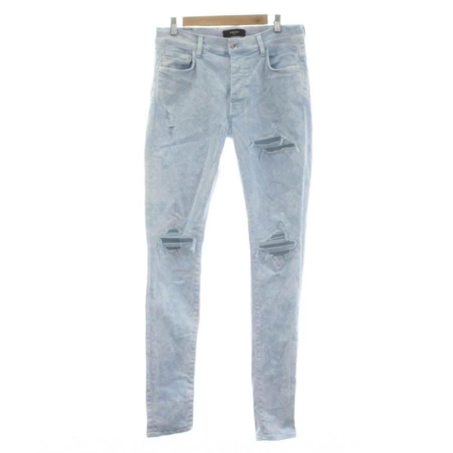アミリ AMIRI MX1 デニムパンツ ジーンズ ストレッチスキニー ボタン