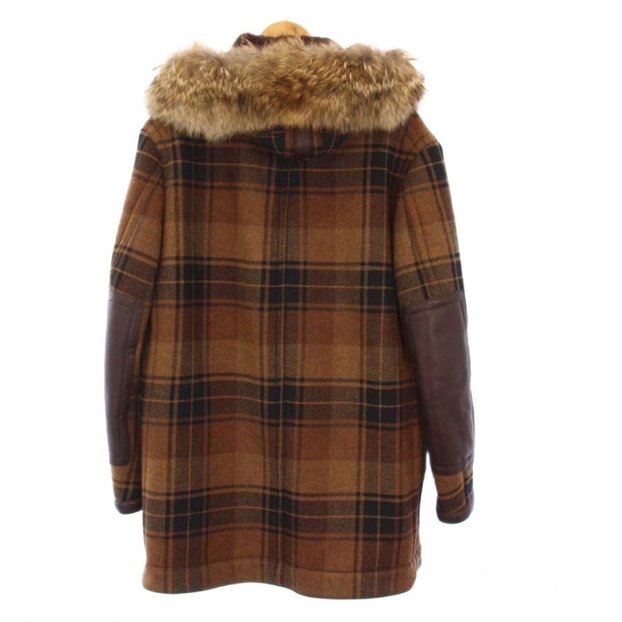 トムフォード TOM FORD ダッフルコート アウター ミドル丈 カウレザー