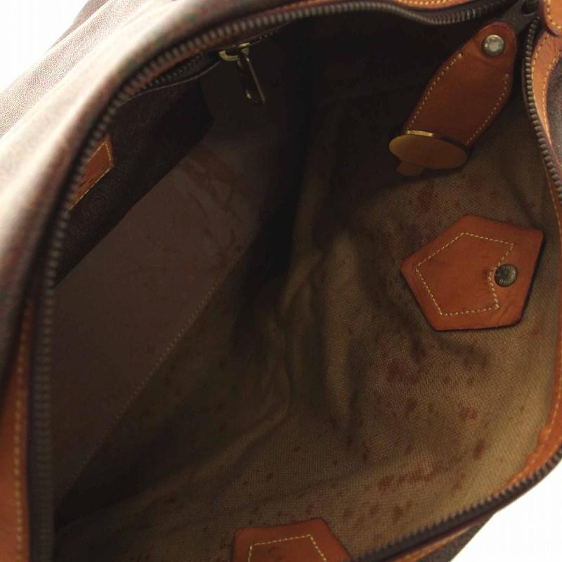 ETRO（エトロ） ハンドバッグ ミニボストンバッグ PVC ペイズリー柄 茶