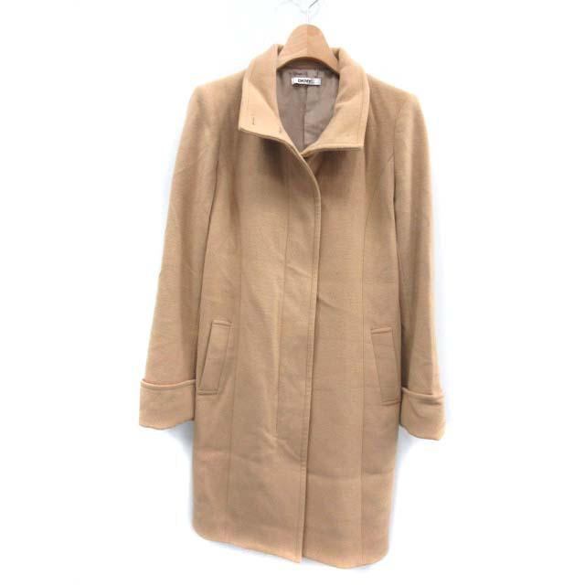 ダナキャランニューヨーク DKNY ロングコート ウール S ベージュ /DT