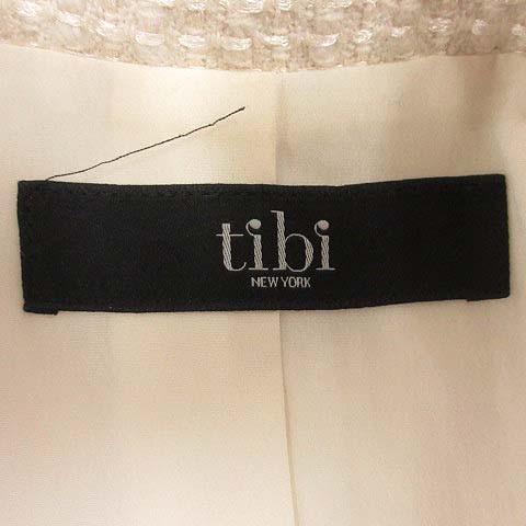 ティビ tibi コート ツイード 2 オフホワイト /TC1 ○D レディース 