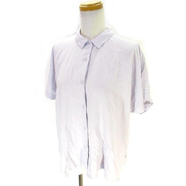 中古 ユニクロ Uniqlo カジュアル シャツ 半袖 無地 紫 パープル M レディース ベクトル 古着 146 ブランド古着販売のベクトル 通販 Yahoo ショッピング