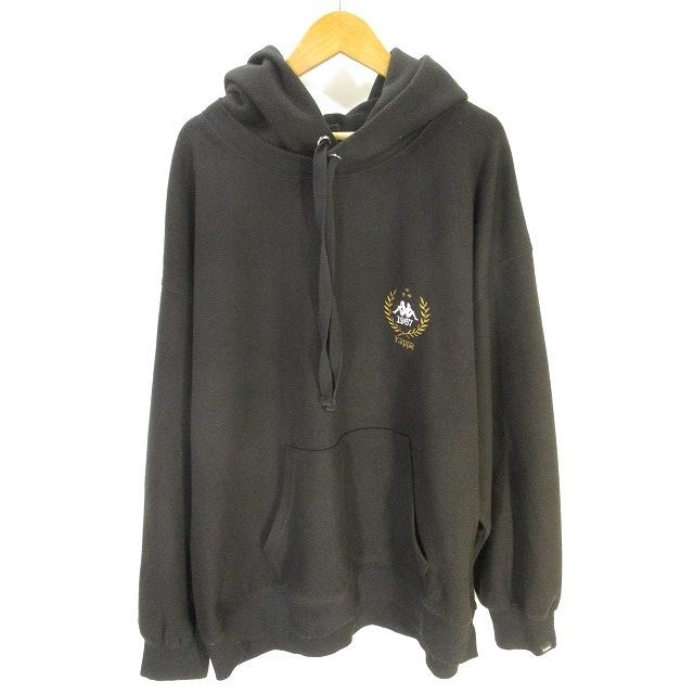 中古 ジーユー Gu Xkappa ニット メルトン パーカー プルオーバー ロゴ ワンポイント 黒 ブラック Xxl Zx メンズ ベクトル 古着 146 ブランド古着販売のベクトル 通販 Yahoo ショッピング