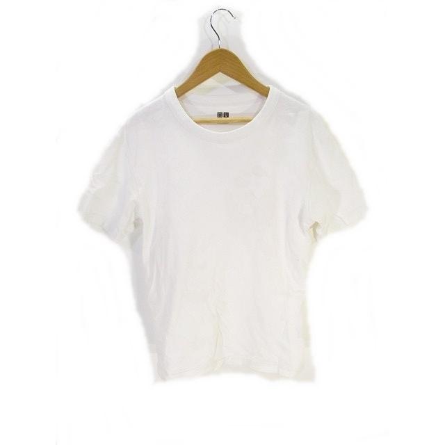 ユニクロ Uniqlo Tシャツ カットソー 半袖 クルーネック 無地 白 ホワイト Xs メンズ 146 ブランド古着販売のベクトル 通販 Yahoo ショッピング