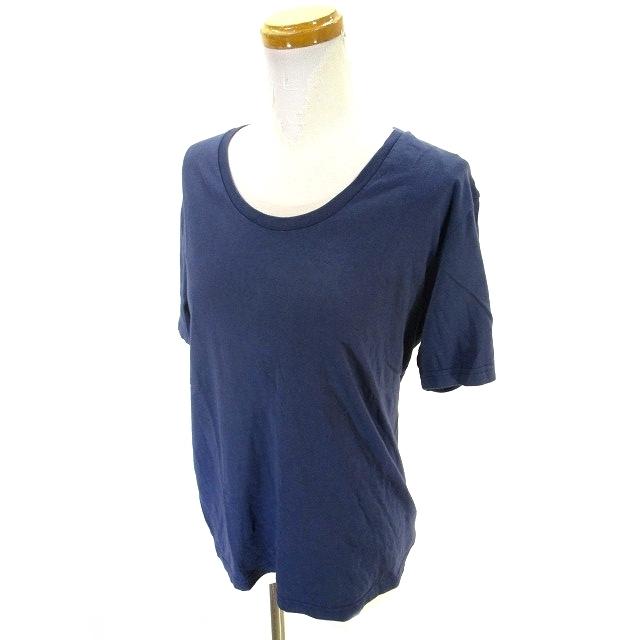 ジーユー Gu Tシャツ カットソー 半袖 クルーネック 無地 紺 ネイビー L レディース 146 ブランド古着販売のベクトル 通販 Yahoo ショッピング