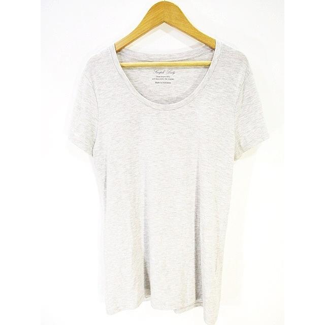 ジーユー Gu Simple Lady 半袖 Tシャツ カットソー 無地 ライトグレー L レディース 146 ブランド古着販売のベクトル 通販 Yahoo ショッピング