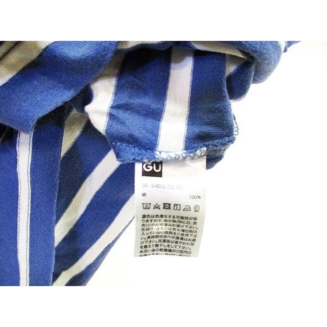 ジーユー Gu Tシャツ カットソー 半袖 クルーネック 胸ポケット ボーダー 白 青 ホワイト ブルー S レディース 146 ブランド古着販売のベクトル 通販 Yahoo ショッピング