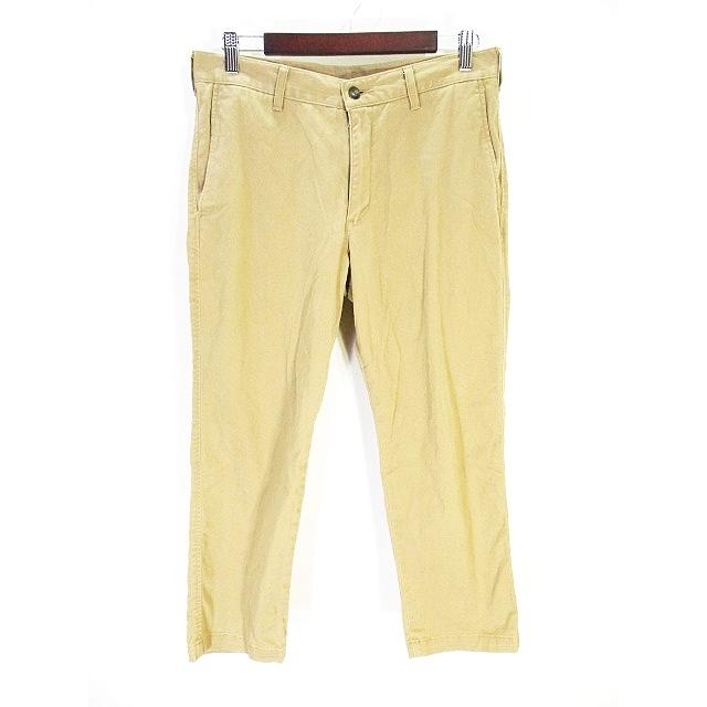 中古 ユニクロ Uniqlo 美品 クロップド パンツ チノパン アンクル ベージュ W79 メンズ ベクトル 古着 146 ブランド古着販売のベクトル 通販 Yahoo ショッピング