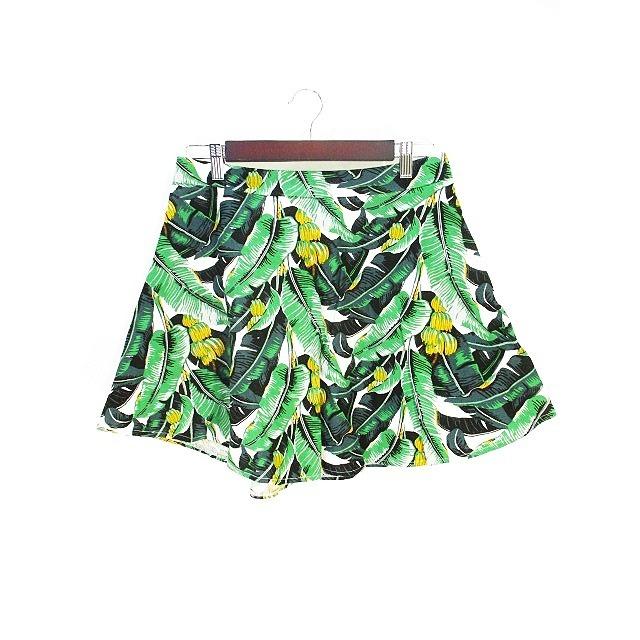 フォーエバー21 Forever21 フレア ミニ スカート バナナ 柄 グリーン 緑 白 黄 L レディース 146 ブランド古着販売のベクトル 通販 Yahoo ショッピング