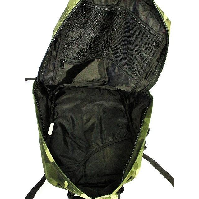 中古 キャビンゼロ リュック バッグ 迷彩 柄 ロゴ グリーン 緑 中古 キャビンゼロ リュック バッグ 迷彩 柄 ロゴ グリーン 緑