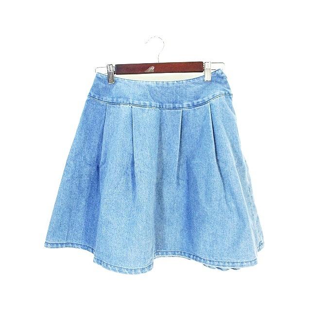 中古 イーハイフンワールドギャラリー E Hyphen World Gallery スカート ミニ丈 デニム 無地 シンプル ブルー 青 Sizem レディース ベクトル 古着 146 ブランド古着販売のベクトル 通販 Yahoo ショッピング