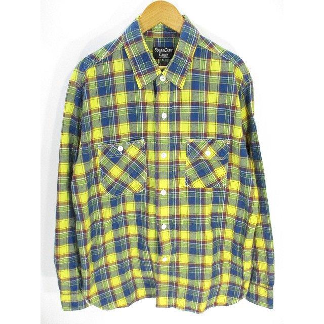 シュガーケーン SUGAR CANE カジュアル シャツ 長袖 チェック 柄