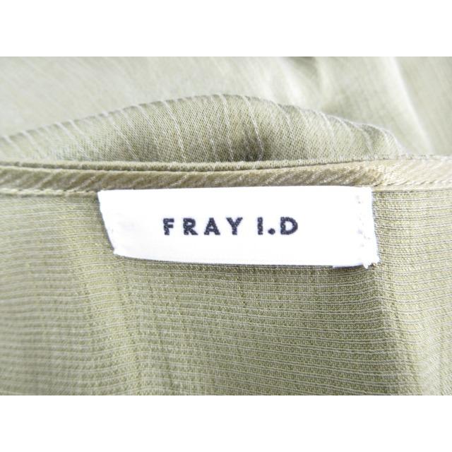 フレイアイディー FRAY I.D ワンピース 半袖 ロング カシュクールサテン ワンピース  グリーン １ QQQ レディース｜vectorpremium｜03