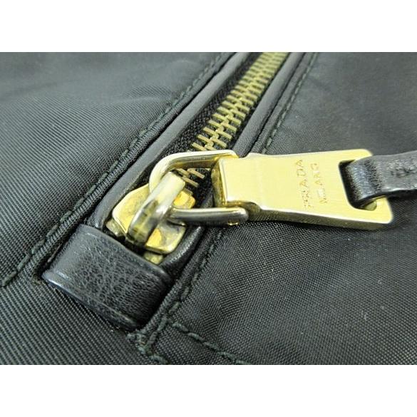 PRADA プラダ ナイロン ショルダーバッグ BT0711 無地 ブラック