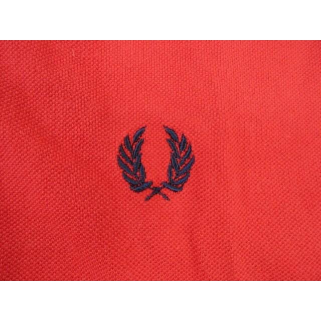 フレッドペリー FRED PERRY ポロシャツ 半袖 無地 刺繍 ロゴ ワンポイント 無地 シンプル 綿 コットン sizeM QQQ メンズ｜vectorpremium｜04