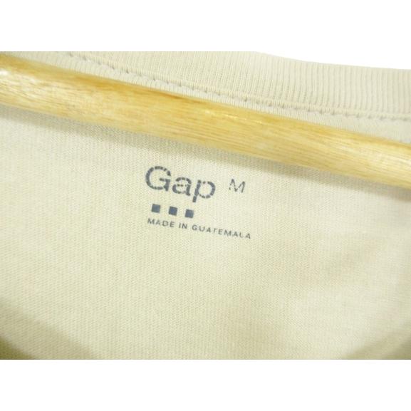 ギャップ GAP 丸首 Tシャツ 半袖 プリント ベージュ系 Mサイズ QQQ メンズ｜vectorpremium｜03