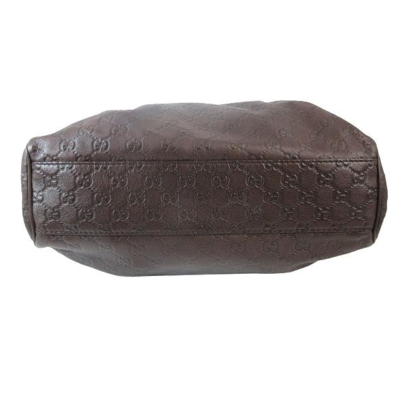GUCCI グッチ シマ スーキー ハンドバッグ レザー GG ロゴチャーム 