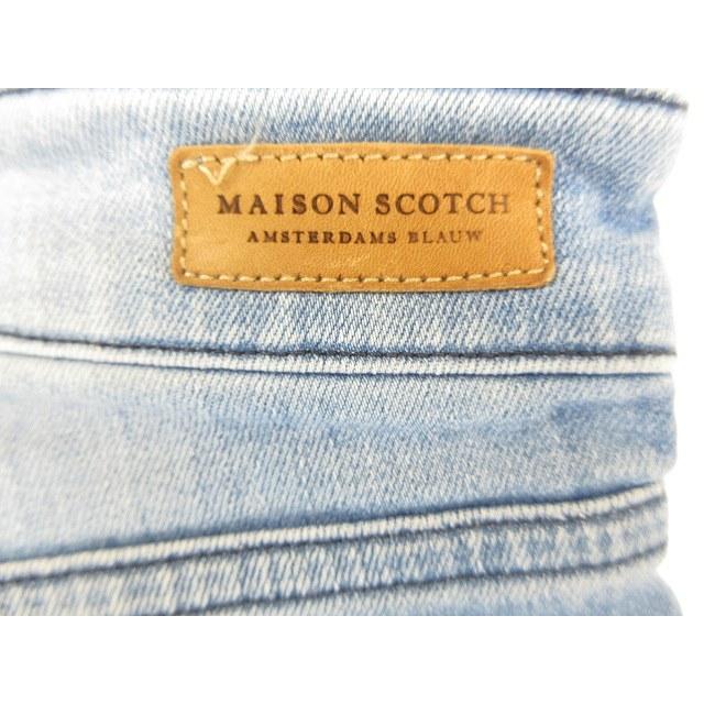 メゾン スコッチ MAISON SCOTCH デニム パンツ ロング ウエストボタン 
