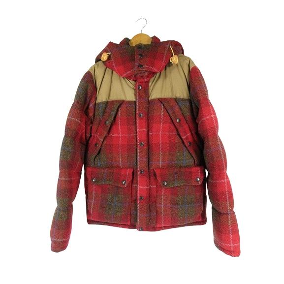 ノースフェイス パープルレーベル ×ハリスツイード 電光子 ダウン