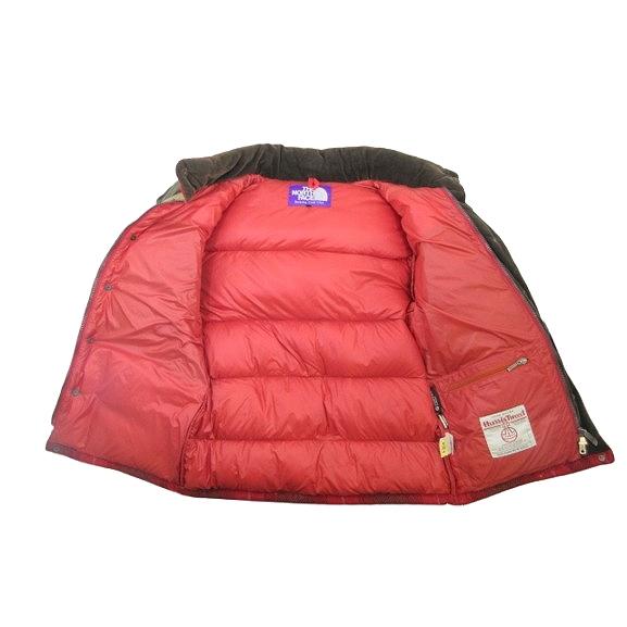 ヘルレイザー ダウンノースキャンプ チェックパンツ 美品 ザ・ノース・フェイス「ヌプシ」が大格子チェック柄に。ツイード仕様の