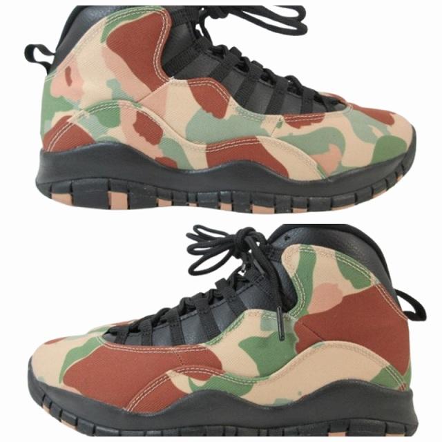 NIKE（ナイキ） エアジョーダン10 レトロ ダック カモ 迷彩 カモフラ