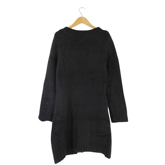 クレージュ courreges カーディガン ニット 前開き 長袖 ケーブル編み 