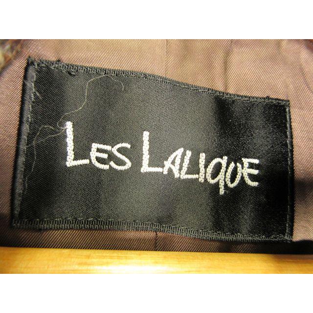 レラリック les lalique ジャガード ロング コート ボタン