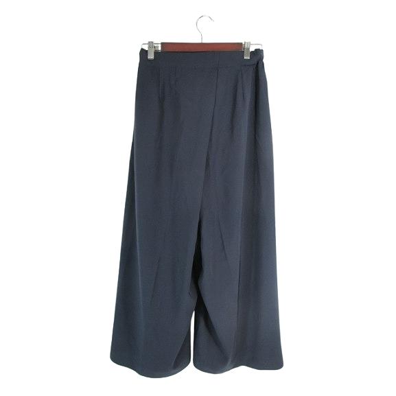 ISSEY MIYAKE me プリーツワイドパンツ ダークブルー イッセイミヤケ  