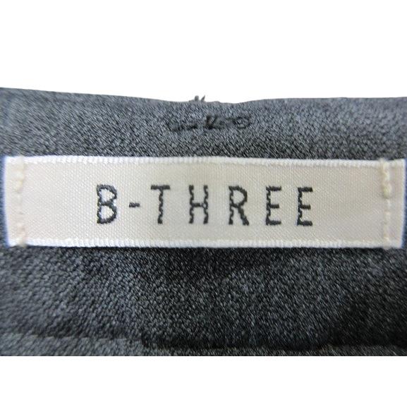 未使用品 ビースリー B3 B-Three パンツ ロング セミ フレア サイズI(S