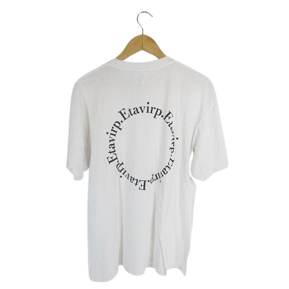 エタヴァープ Etavirp Tシャツ 半袖 ワンポイント ホワイト サイズXL