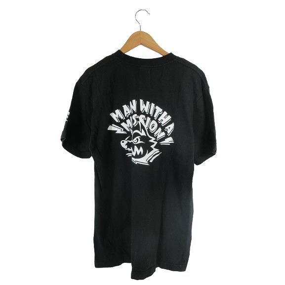 バンT Tシャツ MAN WITH A MISSION マンウィズ ロゴ プリント サイズM