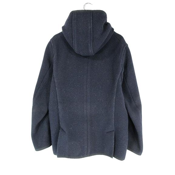 ダントン DANTON ウール モッサ ジャケット コートフード 前開き