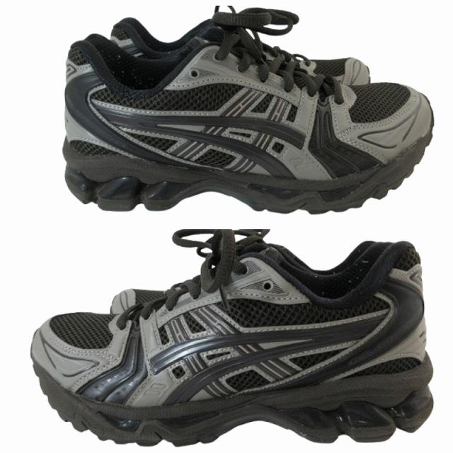 【中古】アシックス asics アトモス × アンダーマイカー ゲルカヤノ14 スニーカー ローカット グレー サイズ24.5?p QQQ レディース ASICS（アシックス） アトモス × アンダーマイカー ゲルカヤノ14