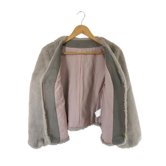 ウィルセレクション WILLSELECTION コート ジャケット ファー フェイク 