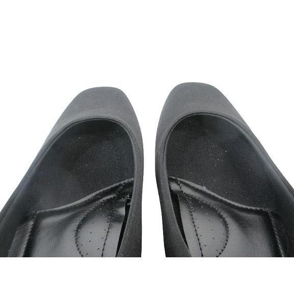 クロッシー CLOSSHI パンプス フラット チャンキー ヒール スクエア